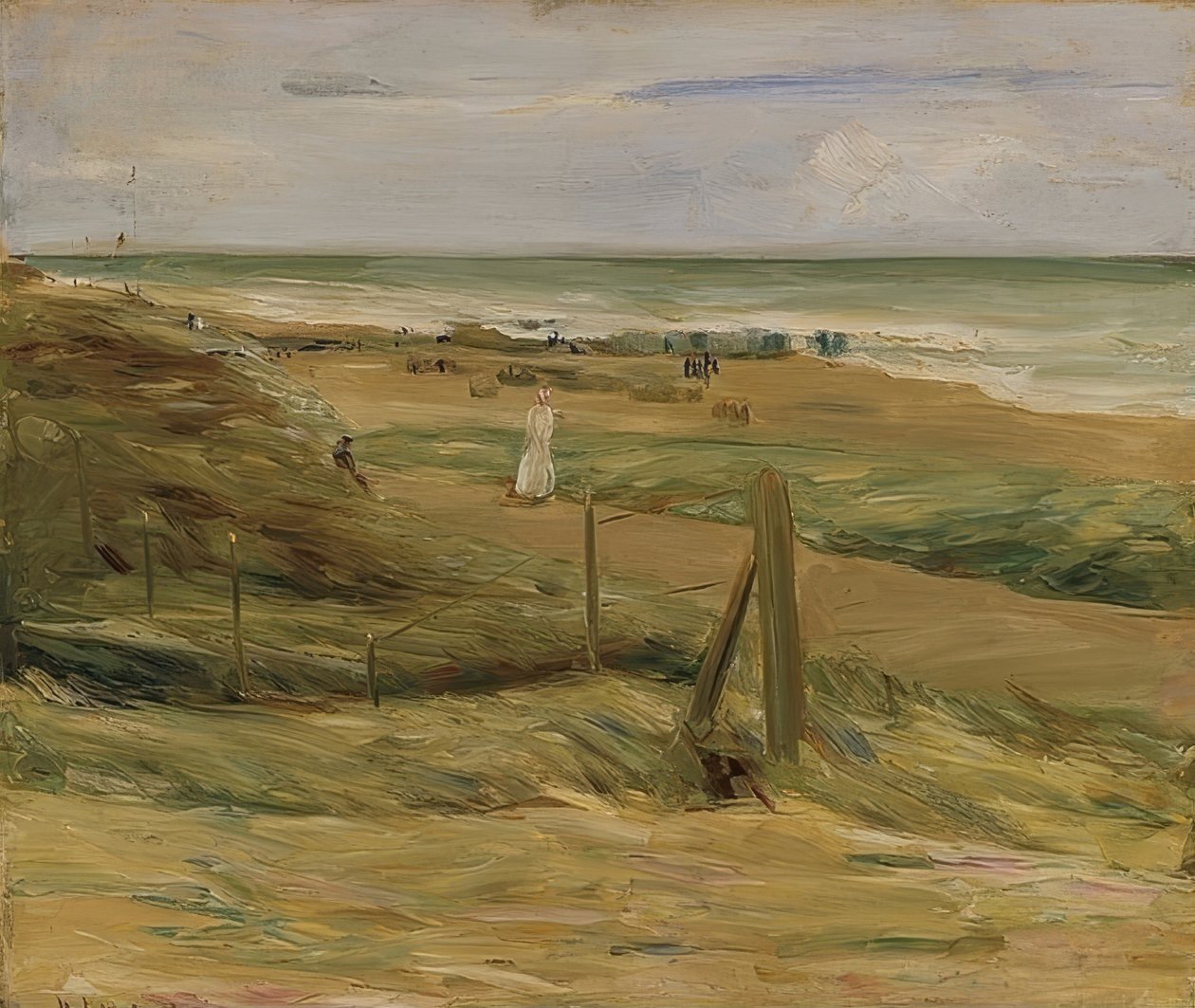 Promenáda v dunách poblíž Noordwijku. 1908 od Max Liebermann