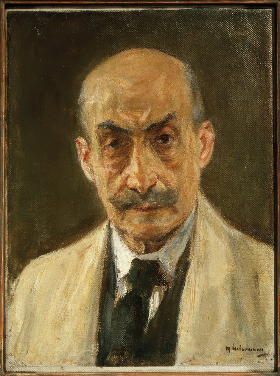 Autoportrét (busta v malířské haleně) od Max Liebermann