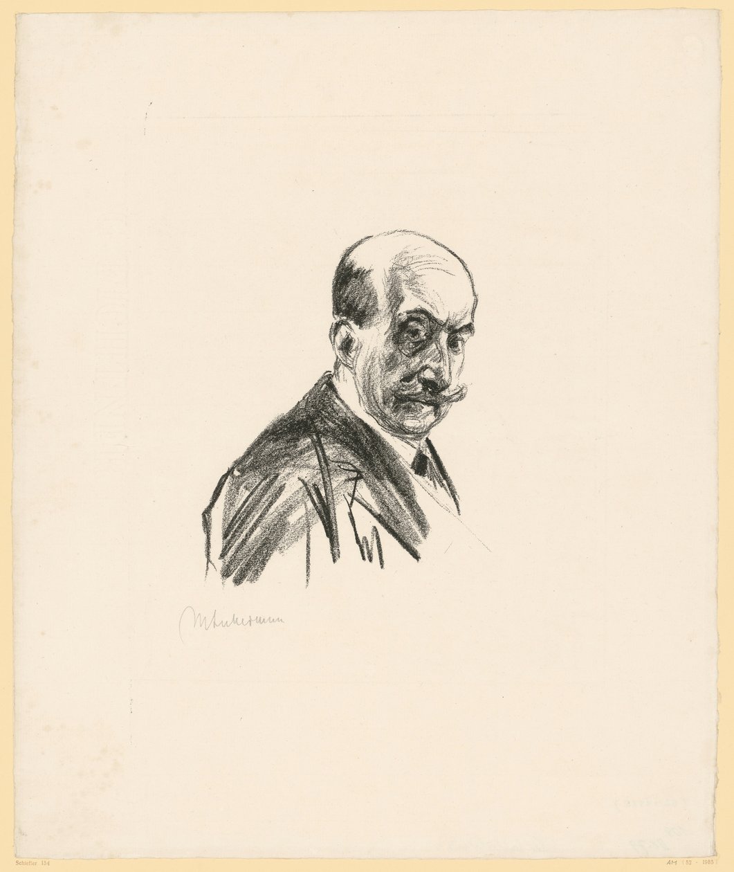 Autoportrét od Max Liebermann
