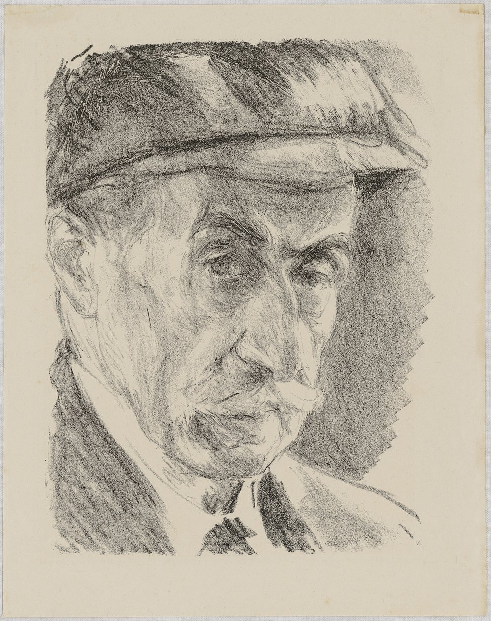 Autoportrét s čepicí od Max Liebermann