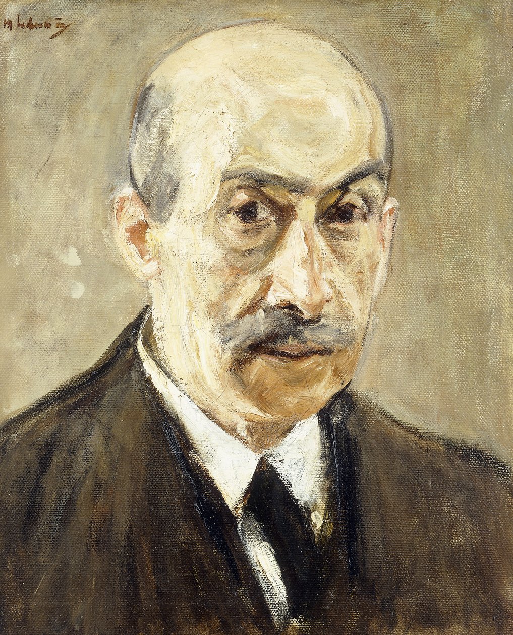 Autoportrét, od Max Liebermann