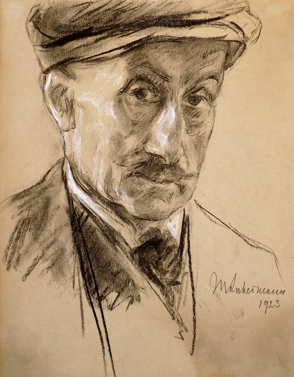 Autoportrét, 1923 od Max Liebermann