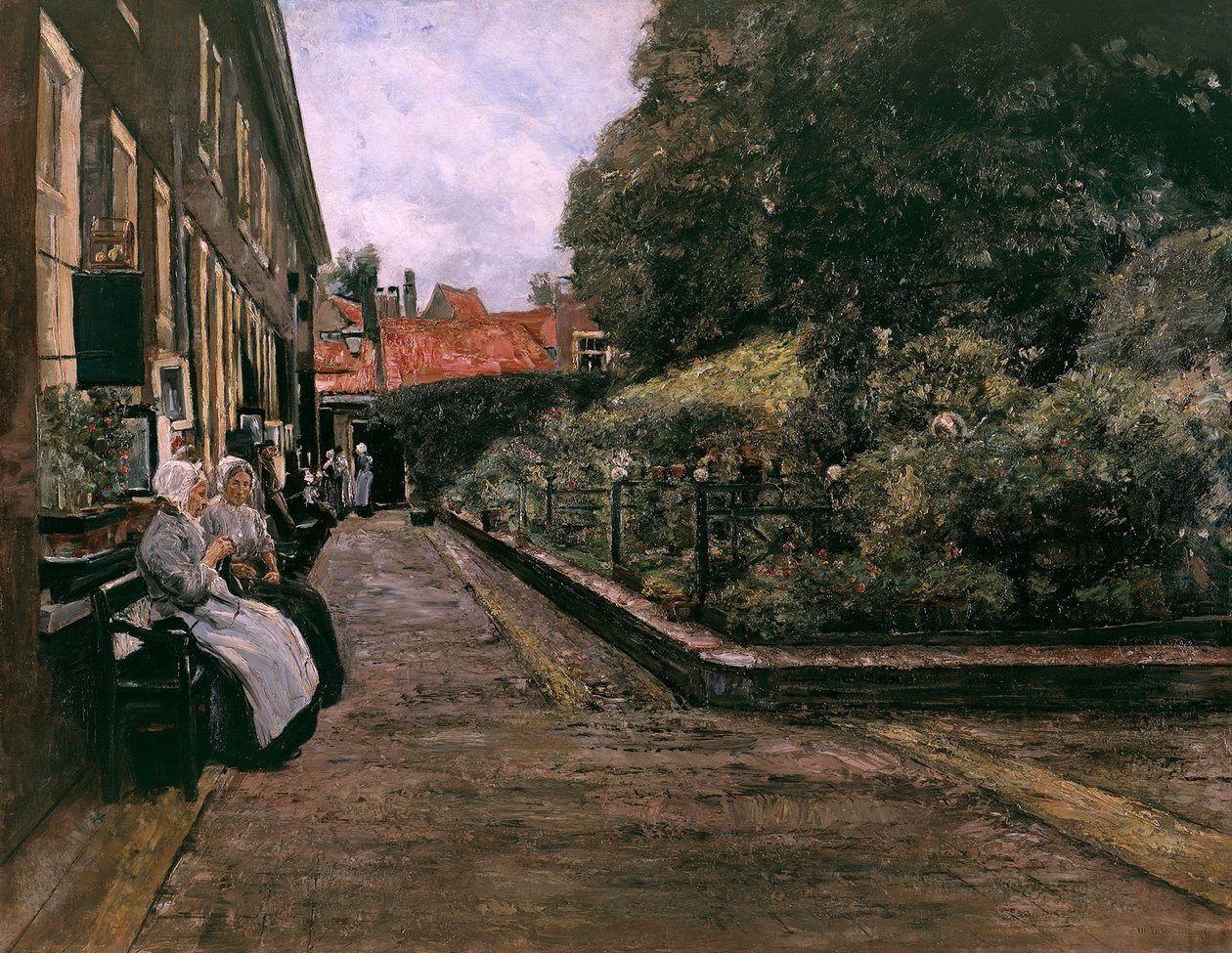 Nadace svatého Štěpána v Leidenu (1. verze) od Max Liebermann