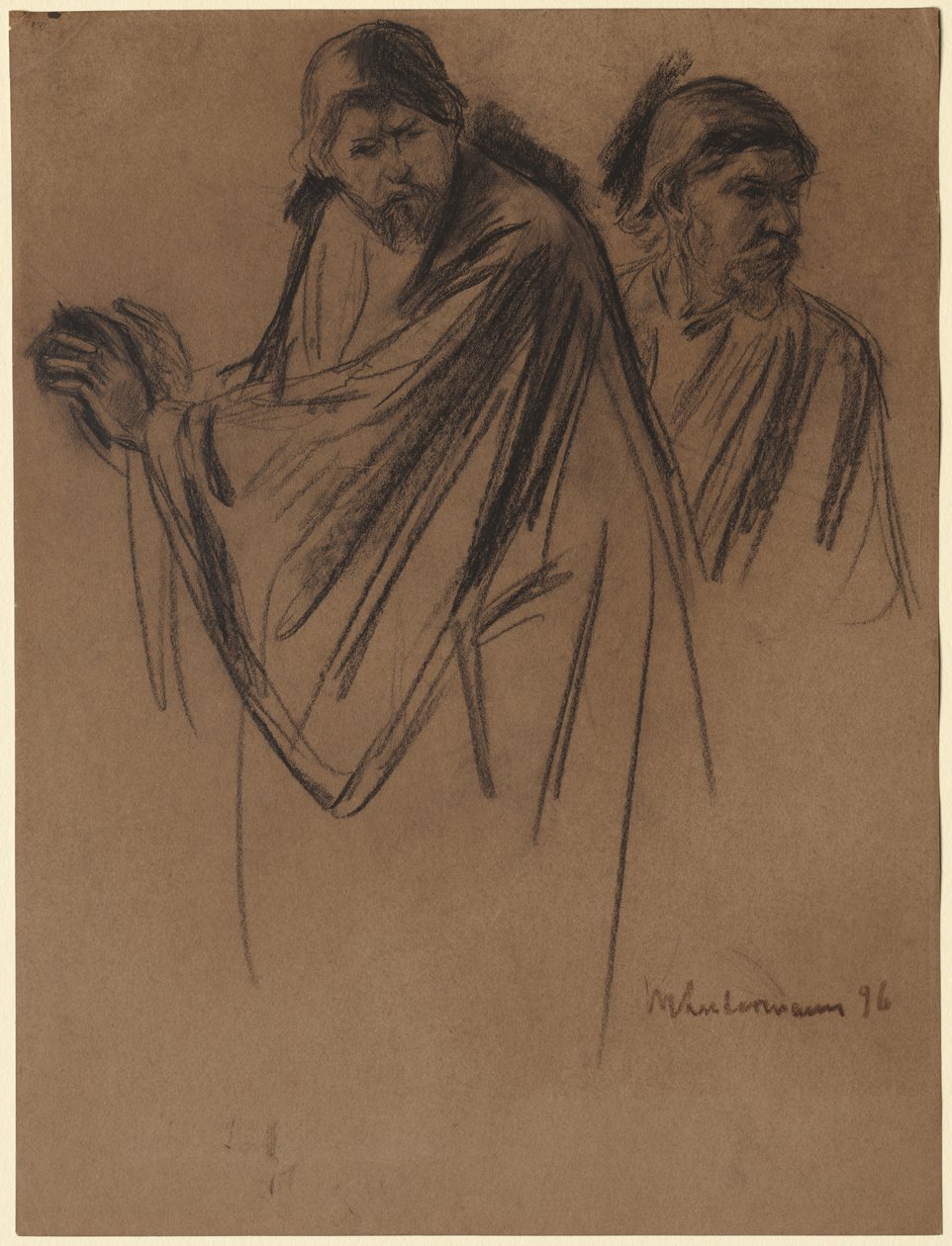 Studie pro svatého Pavla na cestě do Damašku od Max Liebermann