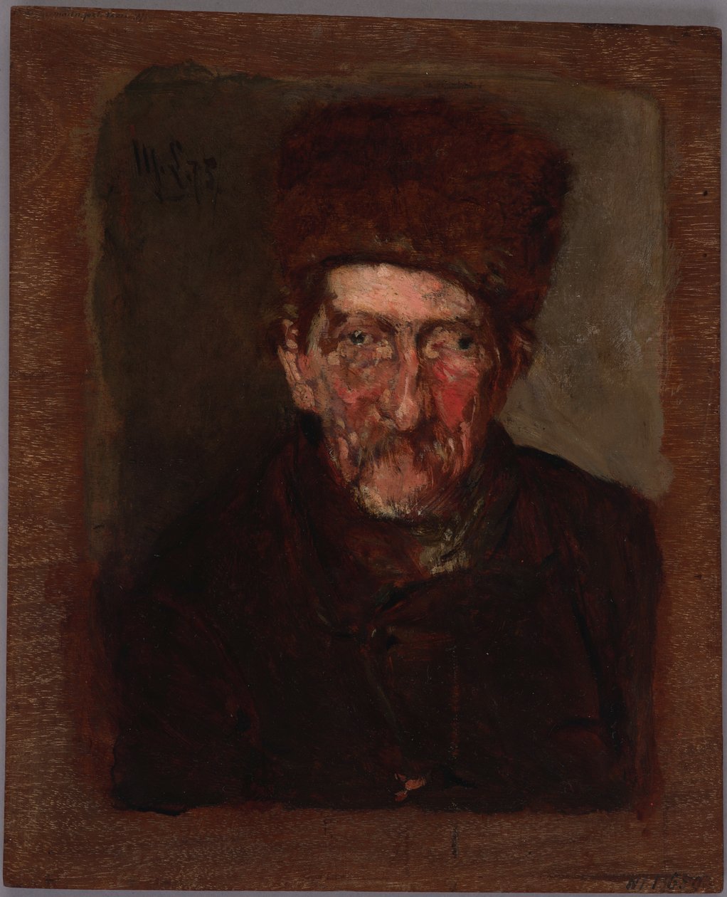 Studie poprsí muže a ženy (oboustranný obraz) od Max Liebermann