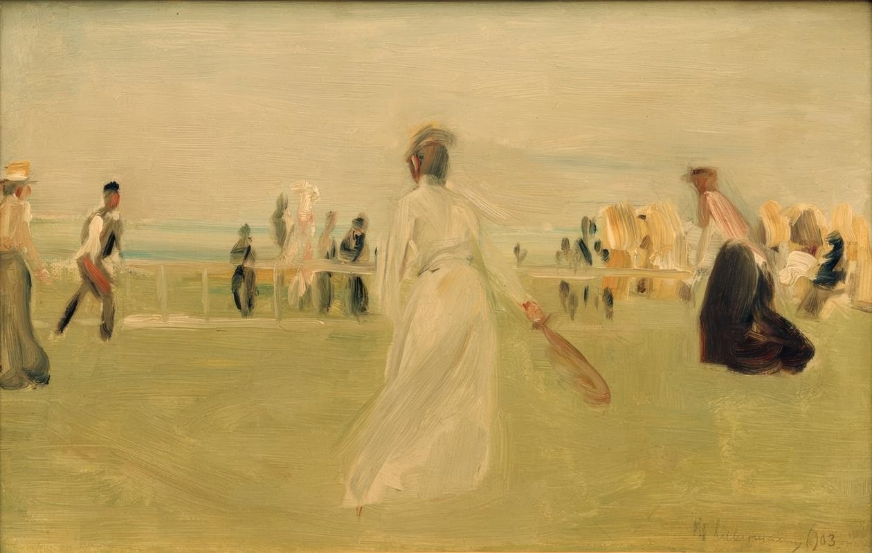 Tenista u moře od Max Liebermann
