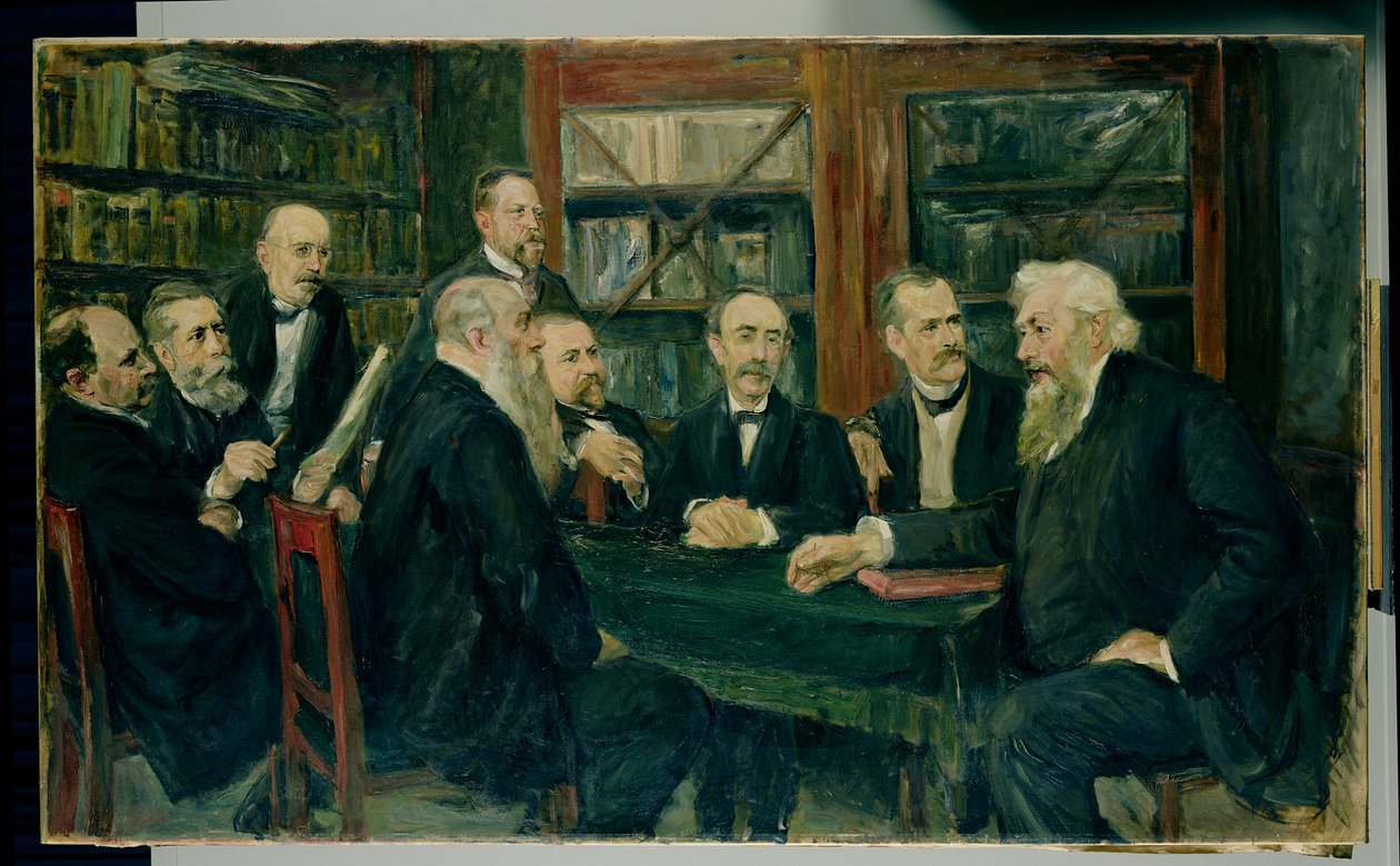 Hamburkská konference profesorů, 1906 (viz také 144760) od Max Liebermann