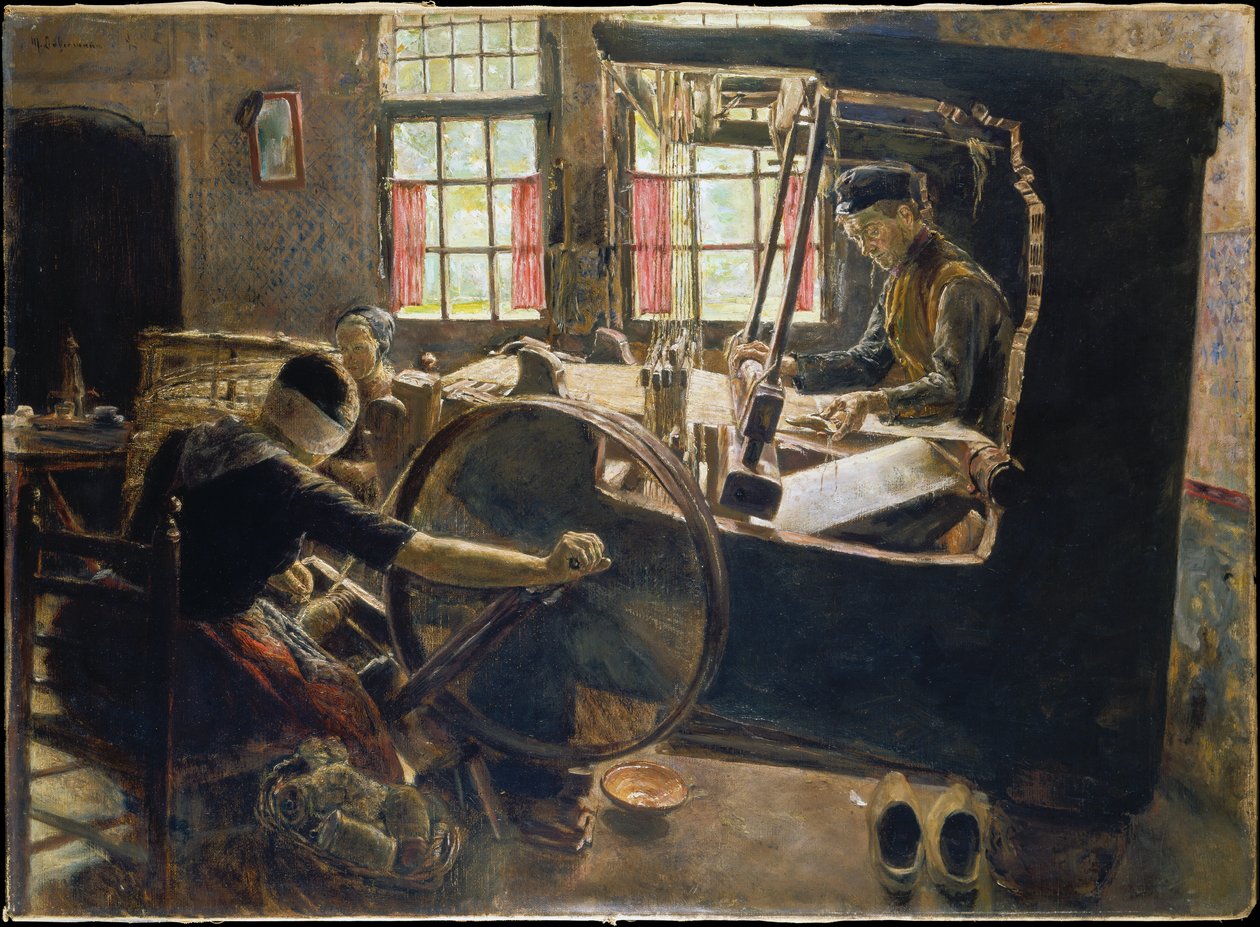 Tkadlec od Max Liebermann