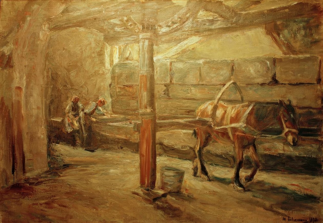 Mlýn na látky ve Florencii od Max Liebermann