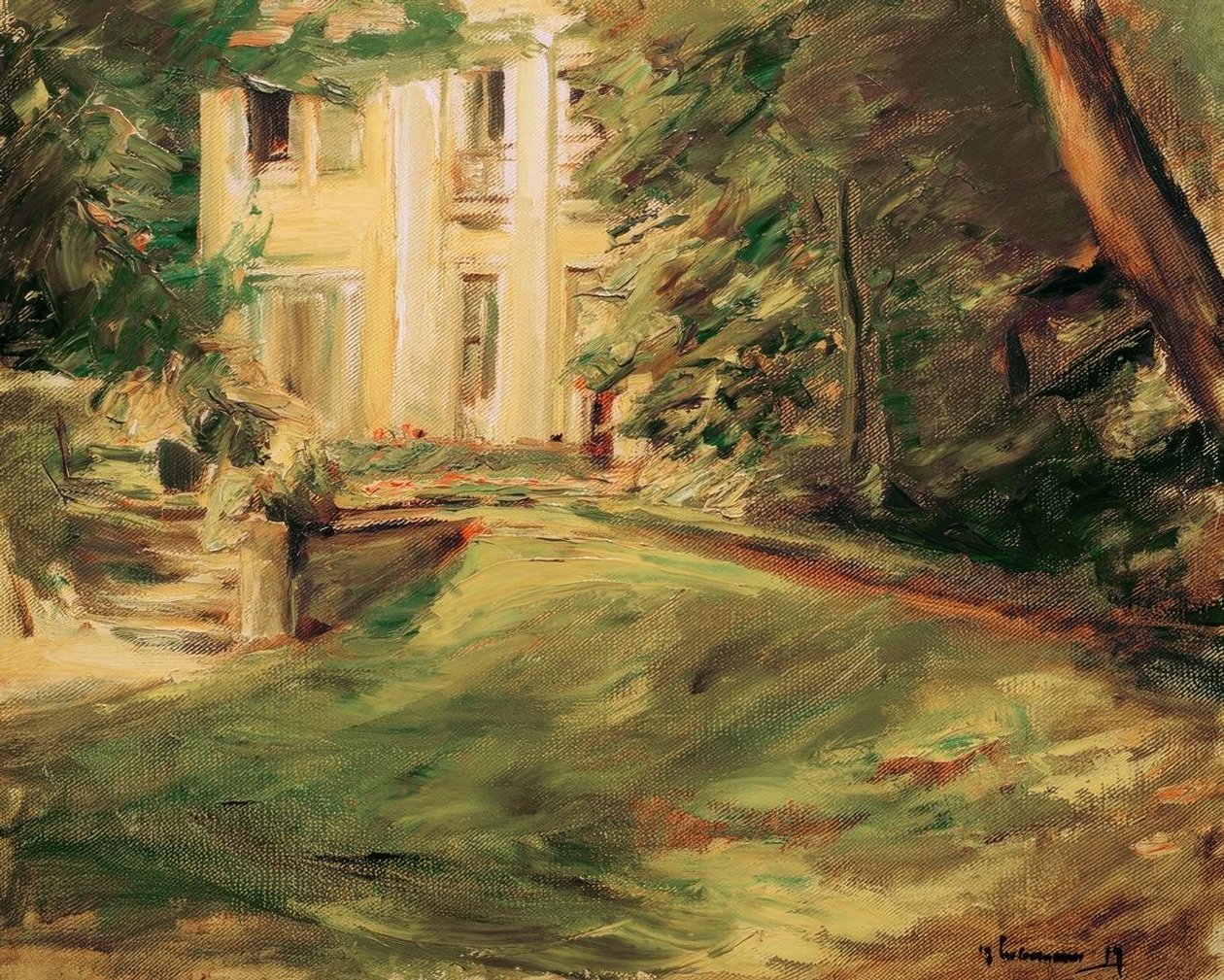 Zahrada Wannsee od Max Liebermann