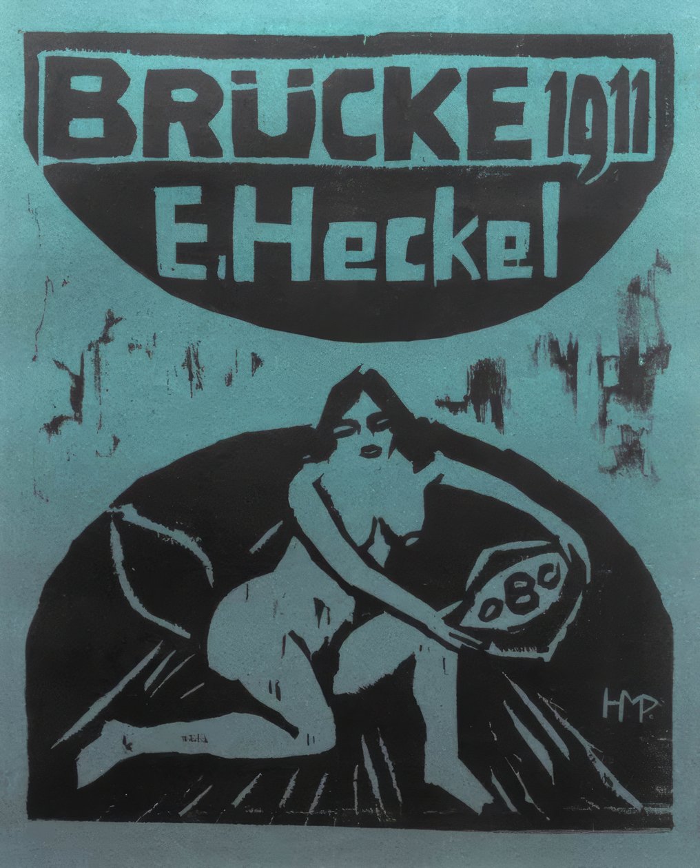 6. Ročník K.G. Brücke pro rok 1911 pro Heckela od Max Pechstein