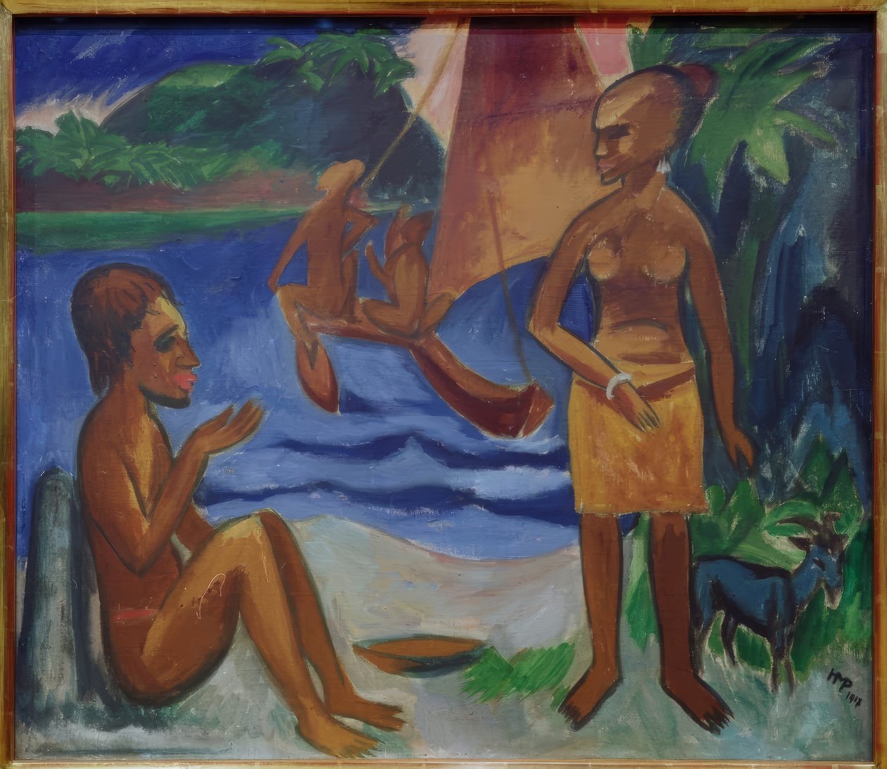 Odjezd z Palau od Max Pechstein