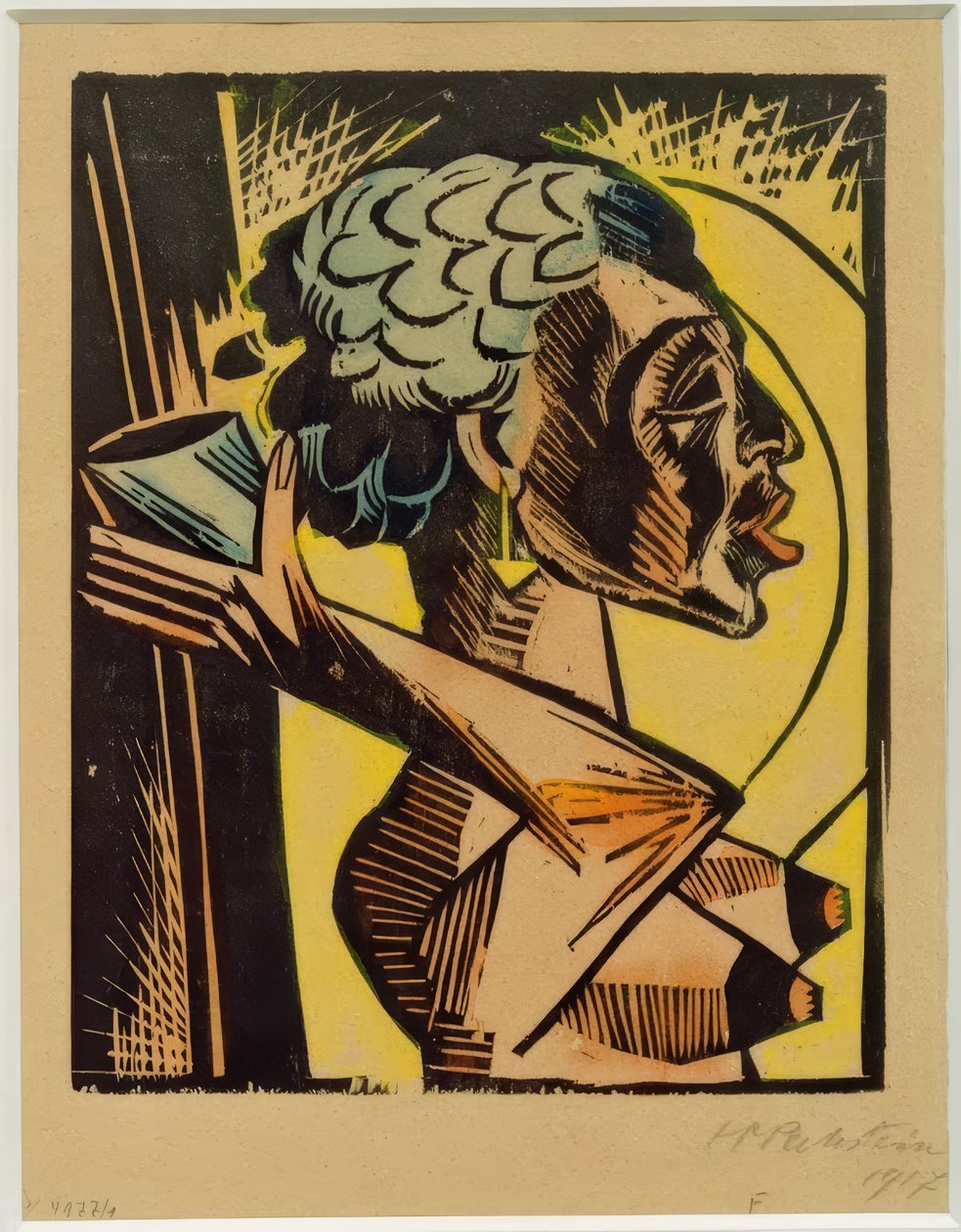 Akt s pohárem od Max Pechstein