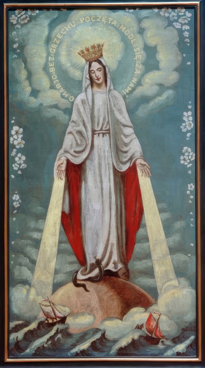 Panna Maria jako přímluvkyně od Max Pechstein