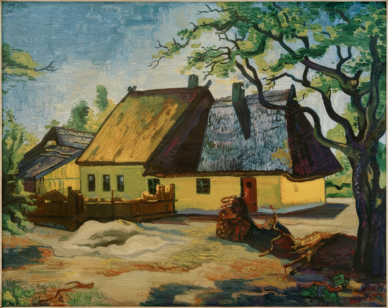 Fischerkaten von Max Pechstein