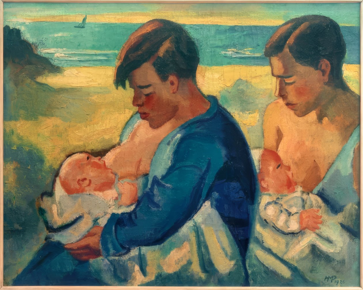 Kojící matky od Max Pechstein