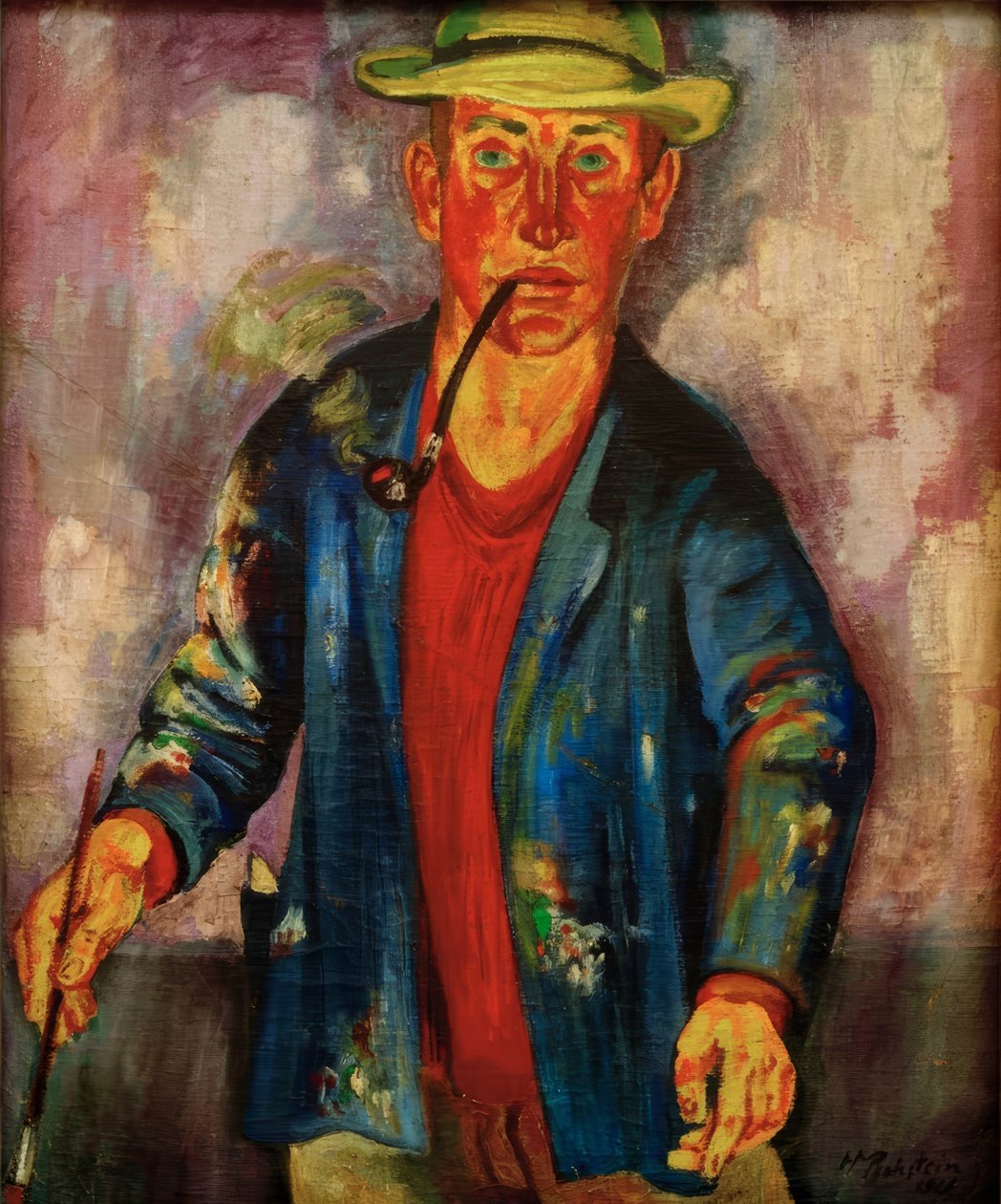 autoportrét od Max Pechstein