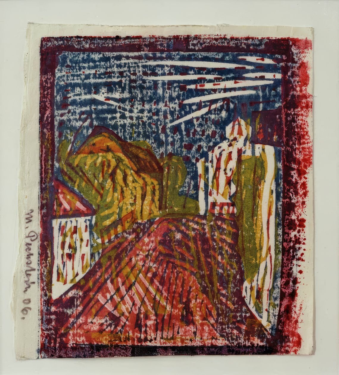 ulice od Max Pechstein