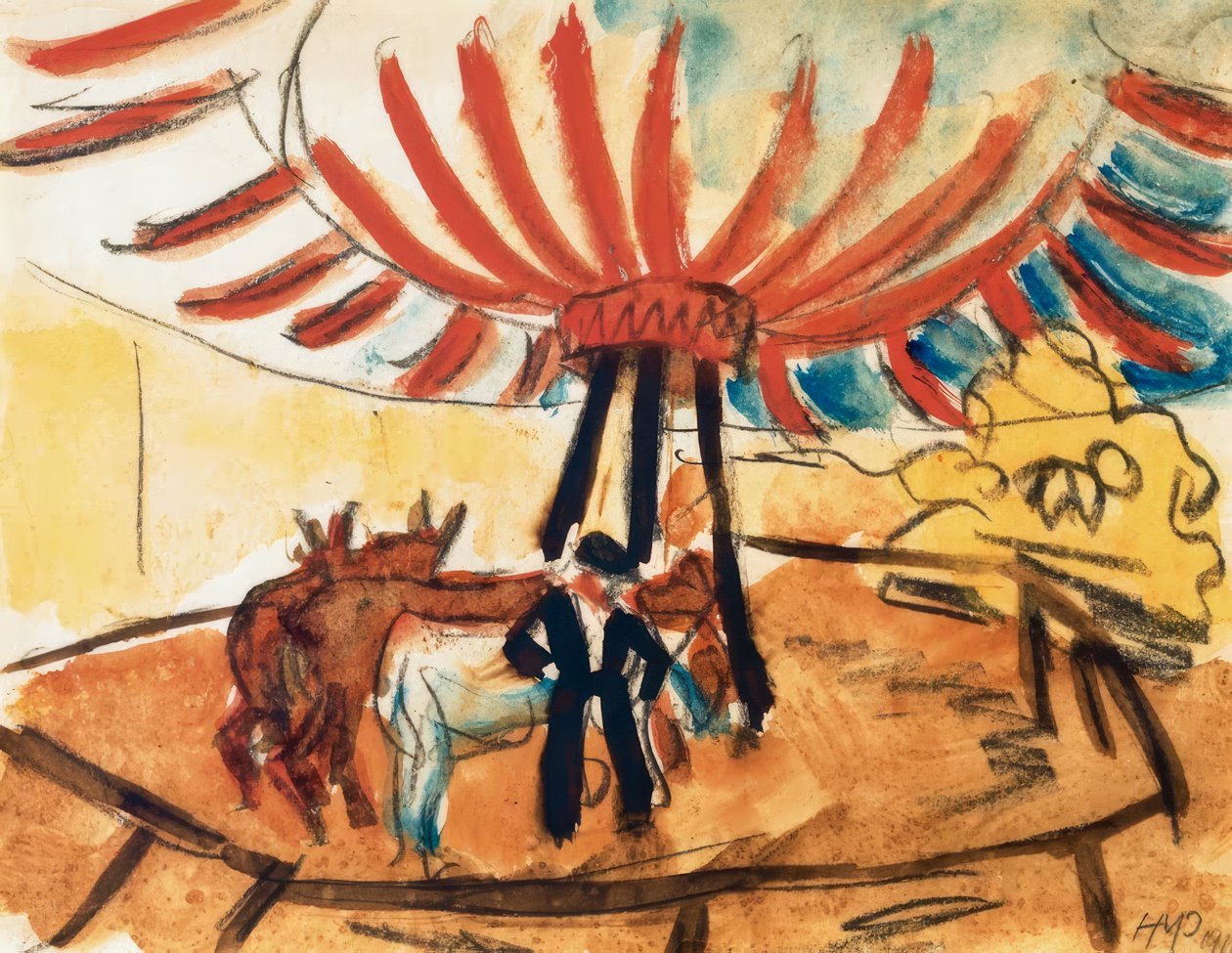 cirkus od Max Pechstein