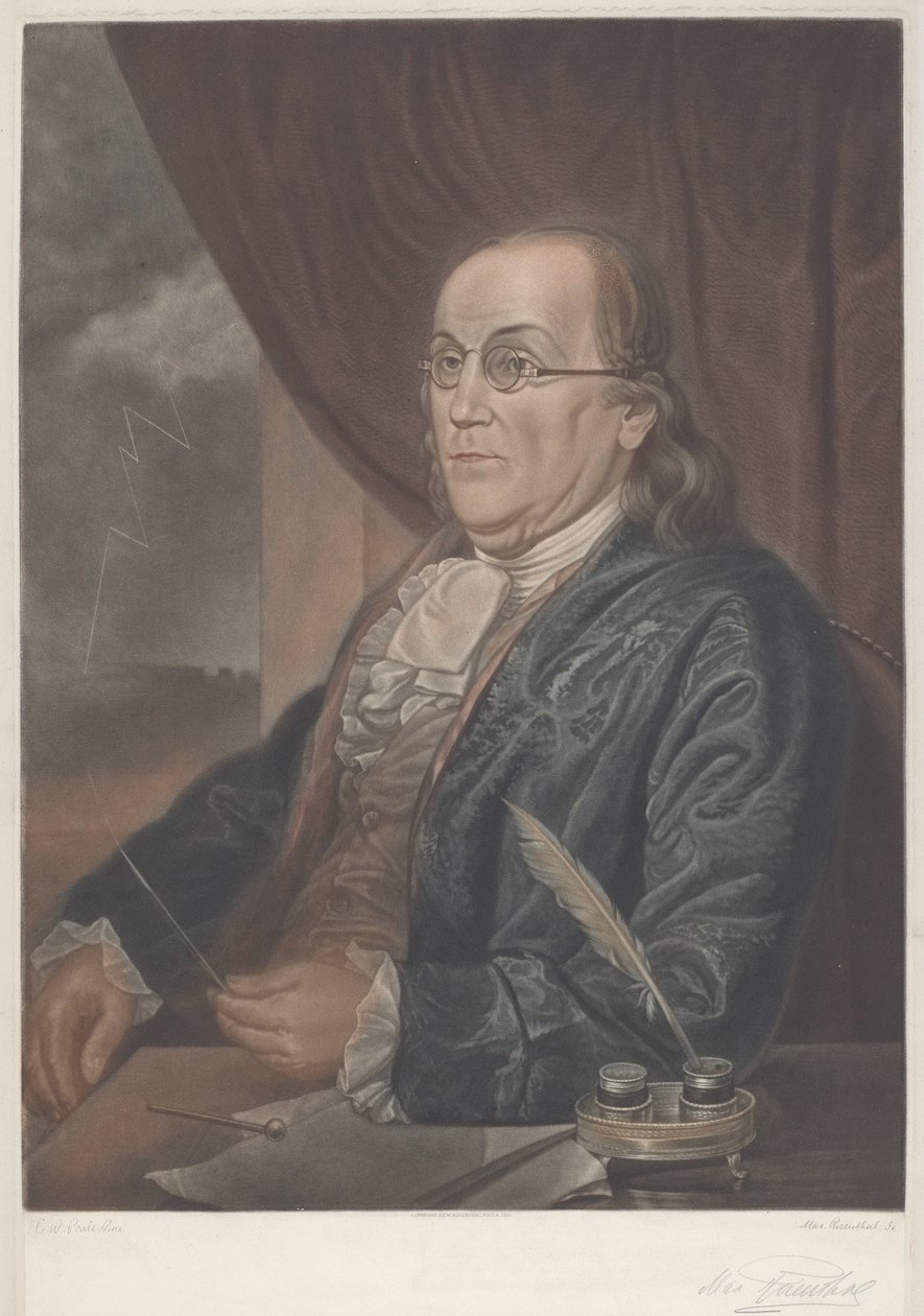 Benjamin Franklin od Max Rosenthal