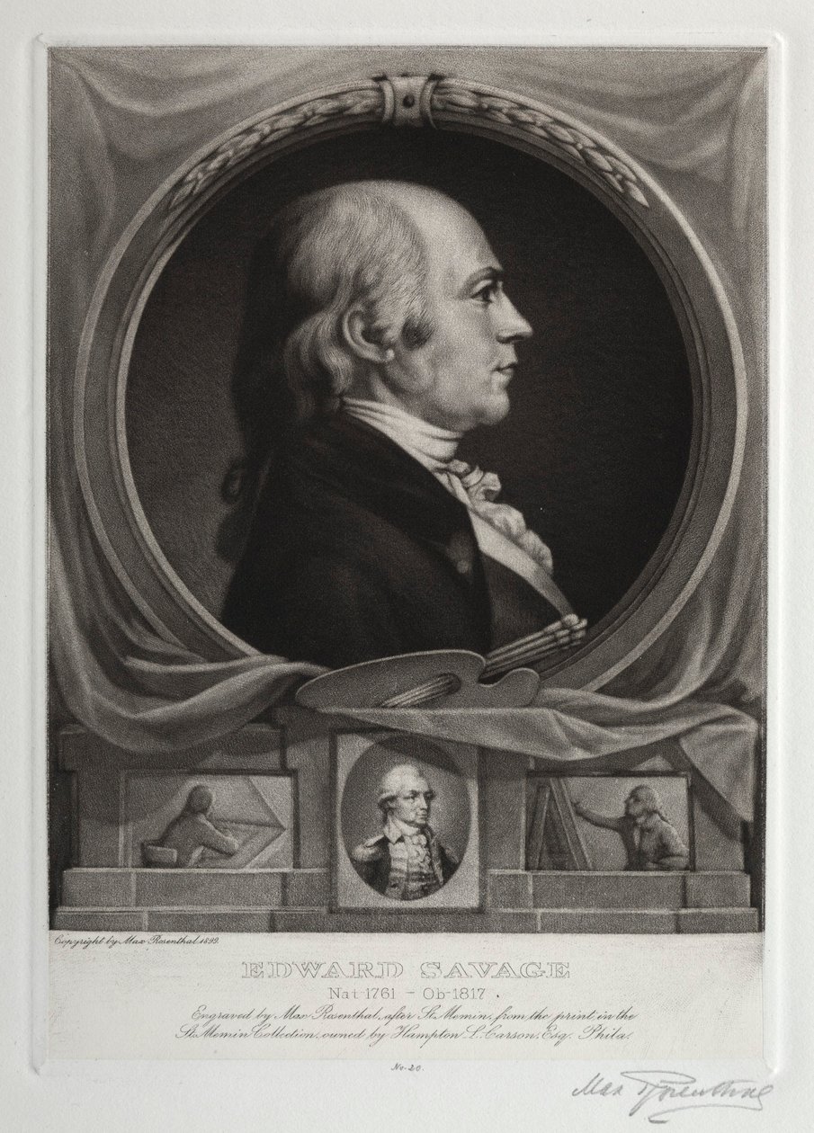 Edward Savage, 1899. od Max Rosenthal