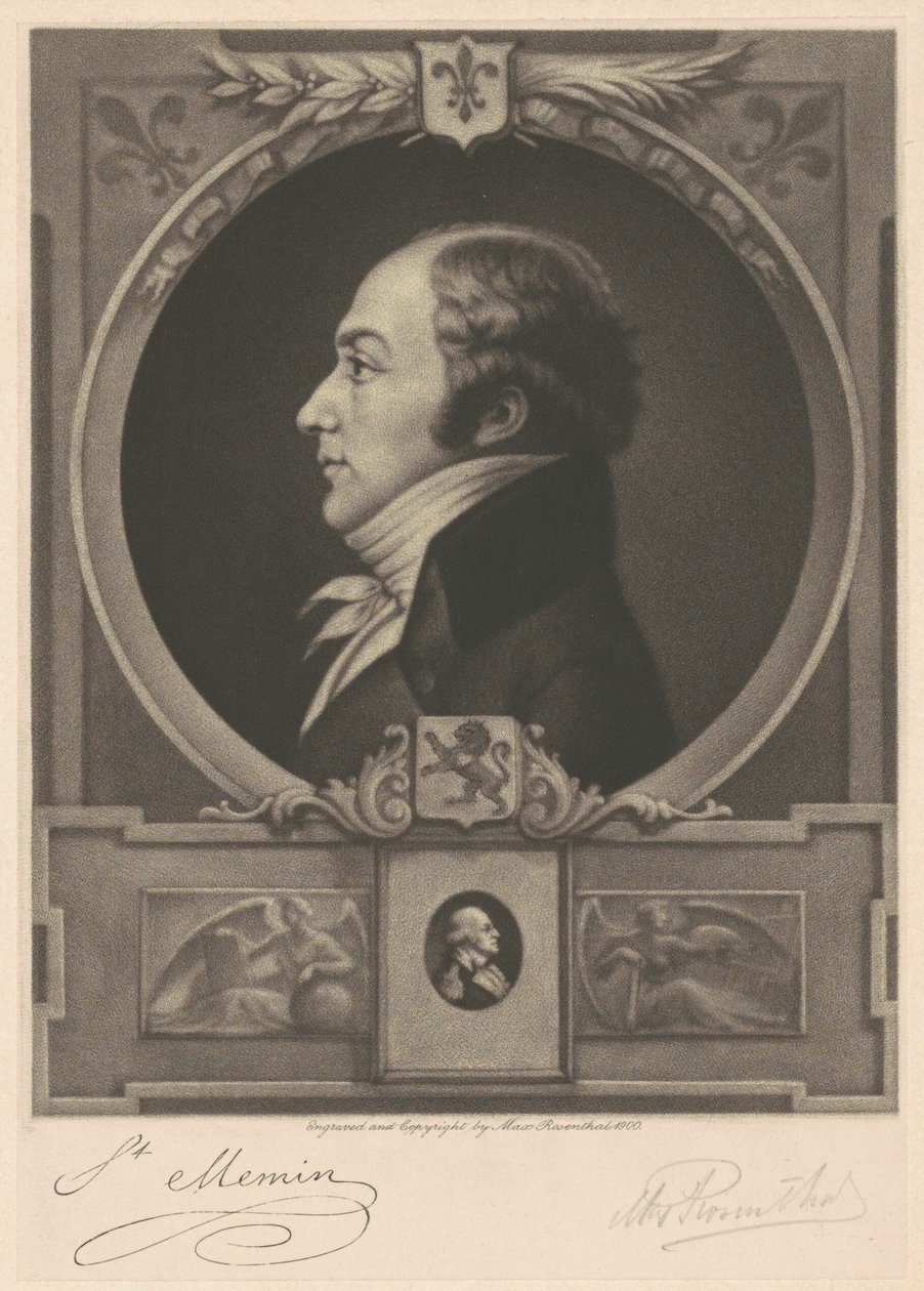 Charles Balthazar Julien Févret de Saint-Mémin od Max Rosenthal, after Charles B.J. Févret de Saint Mémin