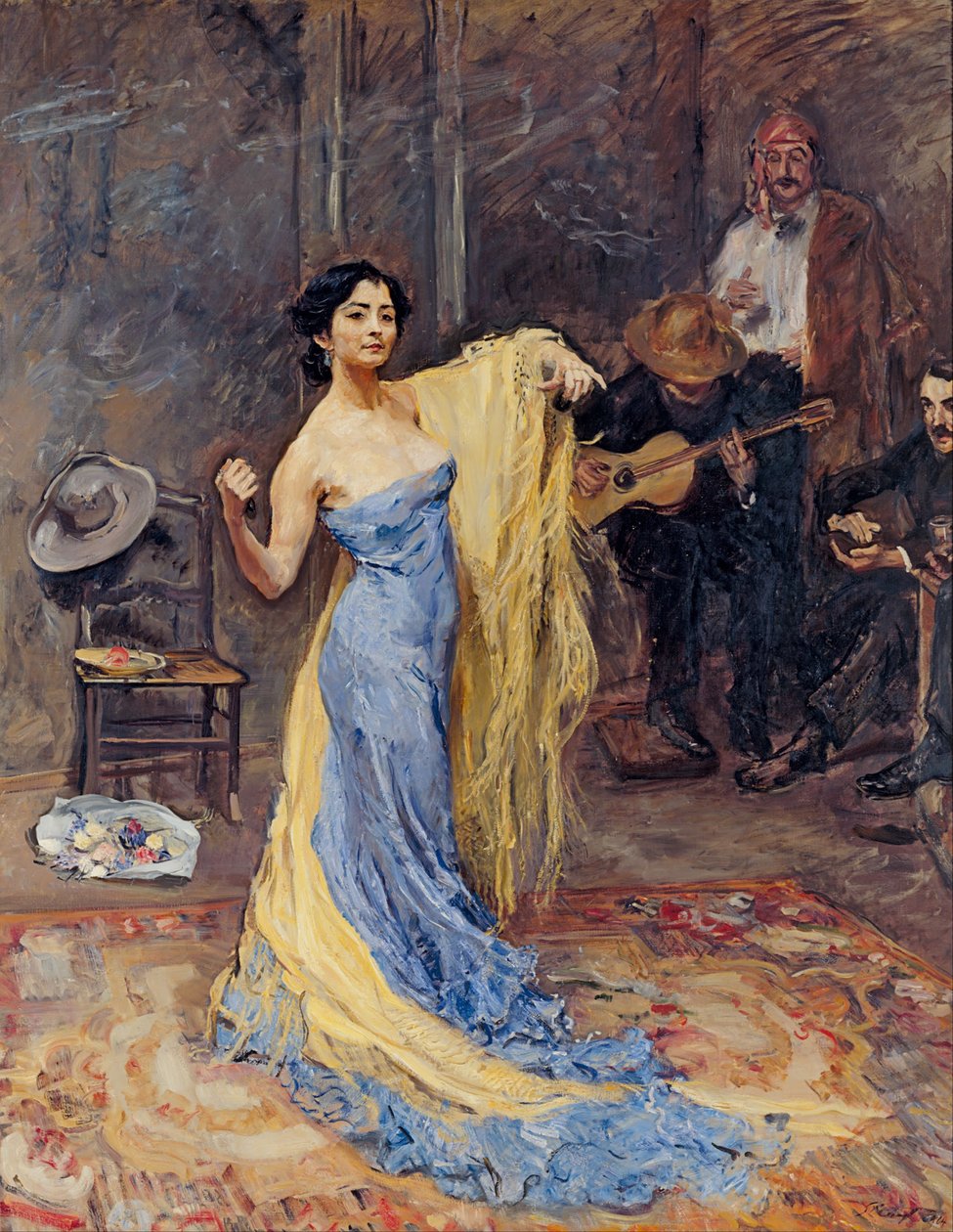 Portrét tanečnice Marietta di Rigardo, 1904 od Max Slevogt