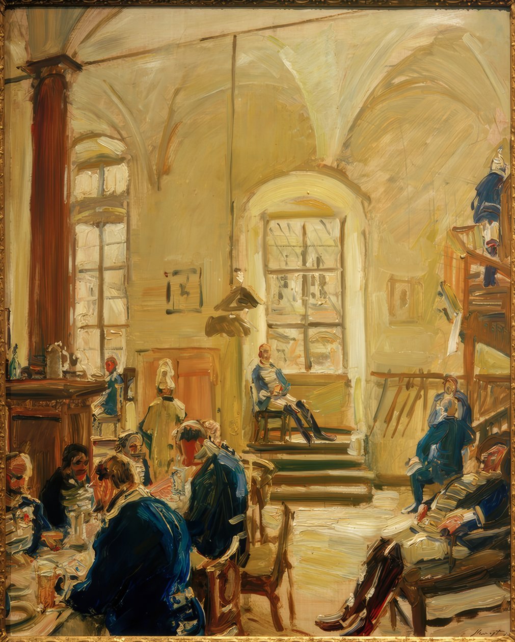 Hartschierwache od Max Slevogt