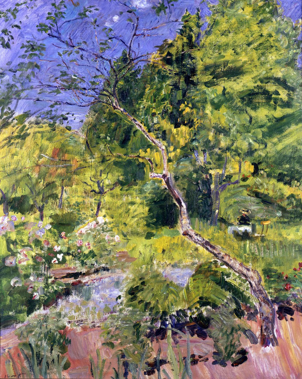 Park ve Falci (Neukastel) od Max Slevogt