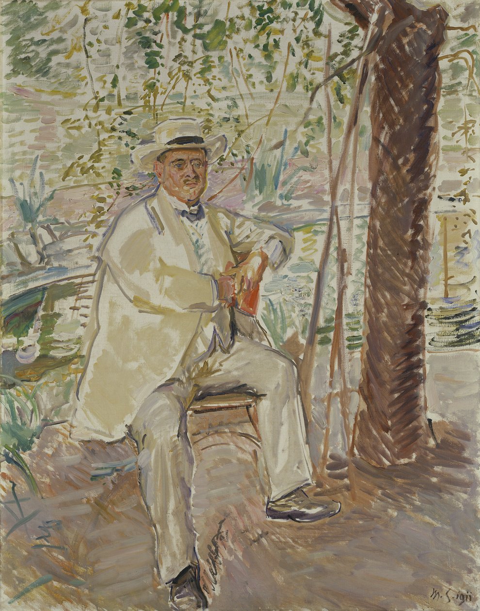 Historik umění, profesor Dr. Karl Voll (1867-1917) 1911 od Max Slevogt