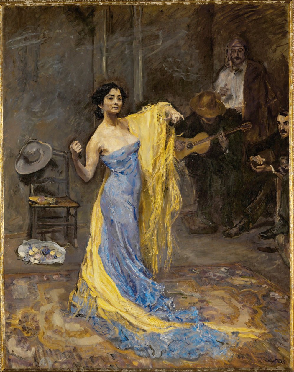 Tanečnice Marietta di Rigardo ... (olej na plátně) od Max Slevogt