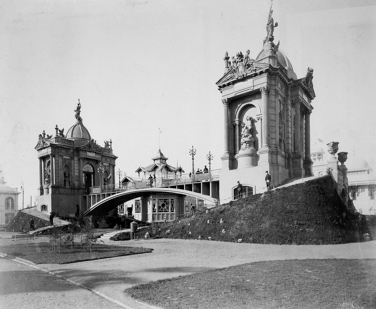 Betonový most, celoruská výstava, Nižnij Novgorod, Rusko, 1896. od Maxim Dmitriev