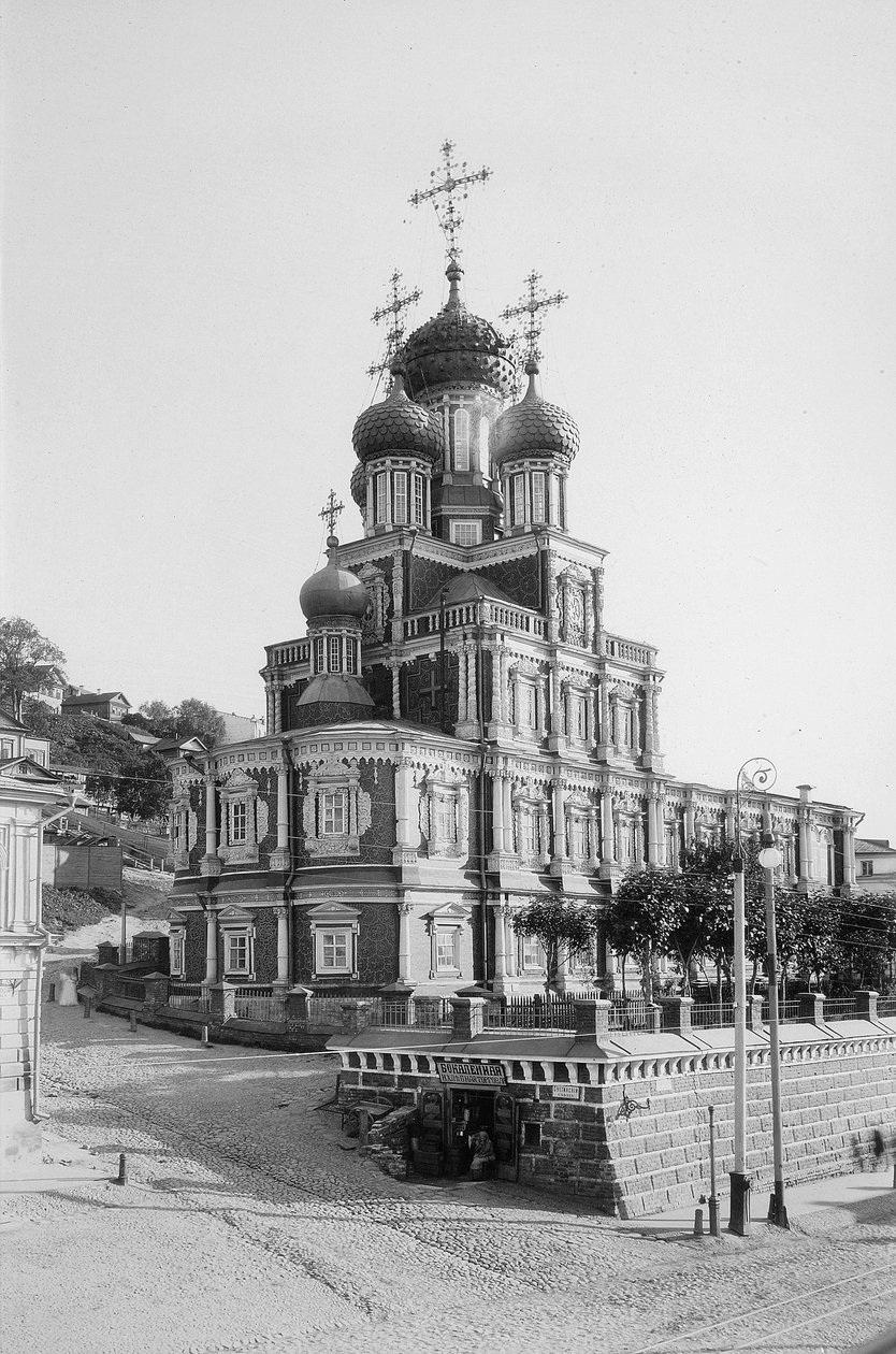 Kostel Narození Panny Marie Stroganovský kostel, Nižnij Novgorod, Rusko, 1896. od Maxim Dmitriev