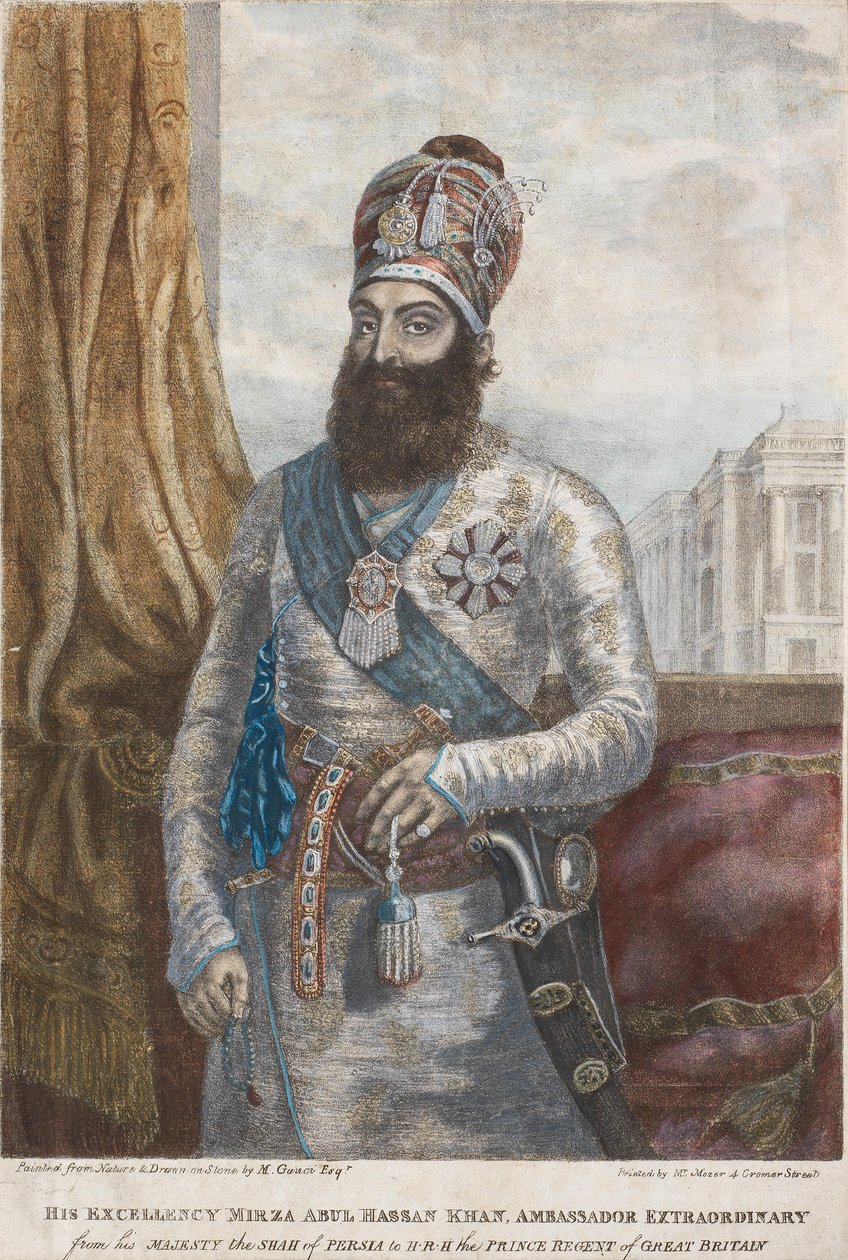 Jeho Excelence Mirza Abul Hassan Khan mimořádný velvyslanec od Maxim Gauci