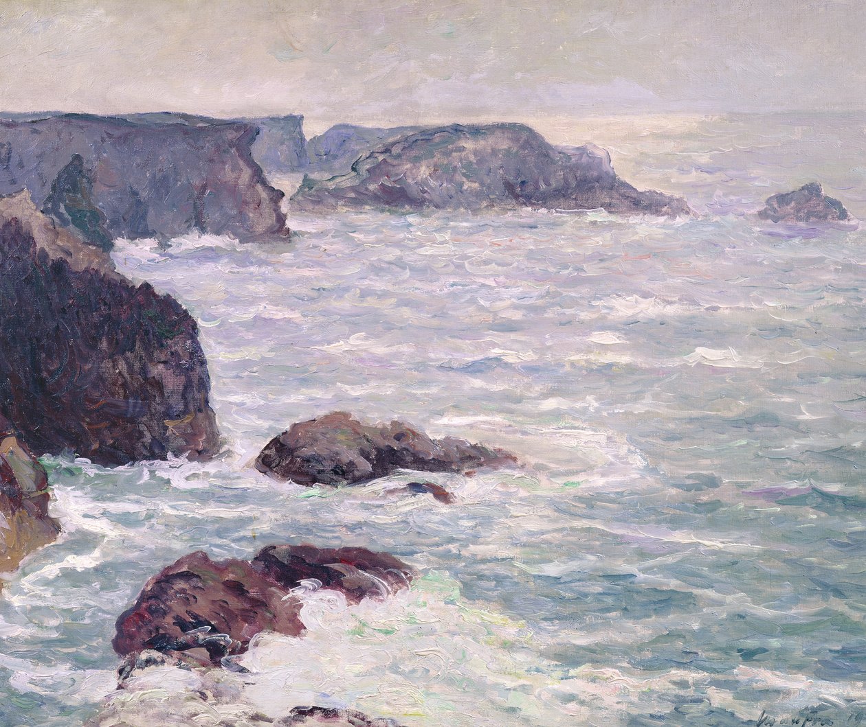 Goulphar pod sluncem od Maxime Emile Louis Maufra