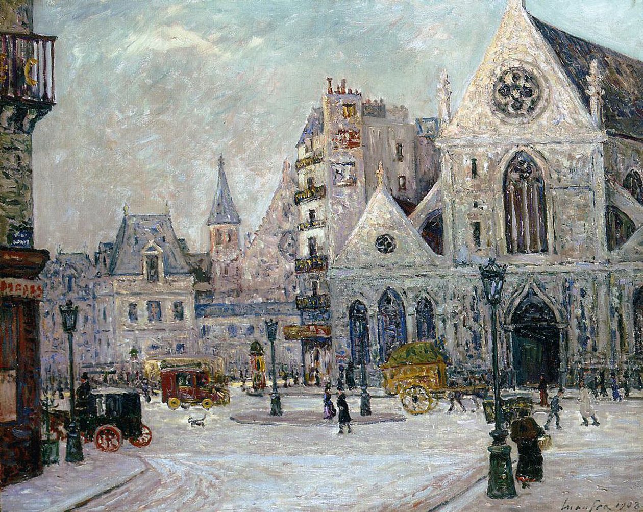 Kostel St. Nicolas-des-Champs, rue St. Martin, Paříž, 1908 od Maxime Emile Louis Maufra
