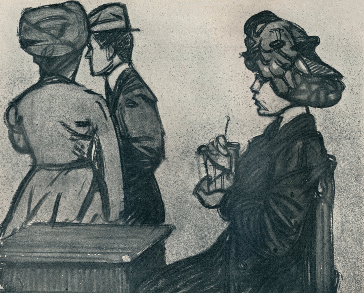Spokojený přítel, c1920, 1923 od Maxime Pierre Jules Dethomas