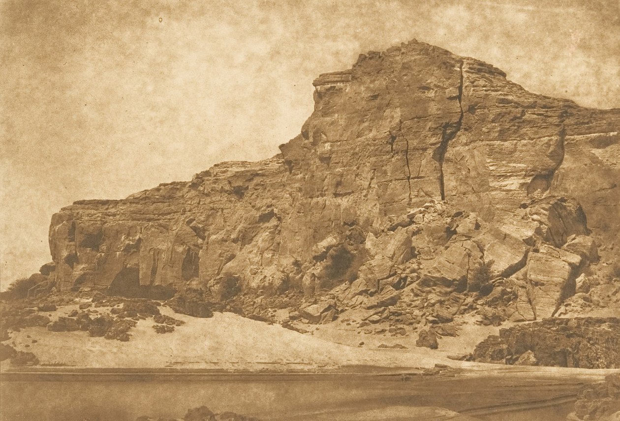 Djebel-Aboucir - Levý břeh druhého kataraktu, 25. března 1850. od Maxime Du Camp