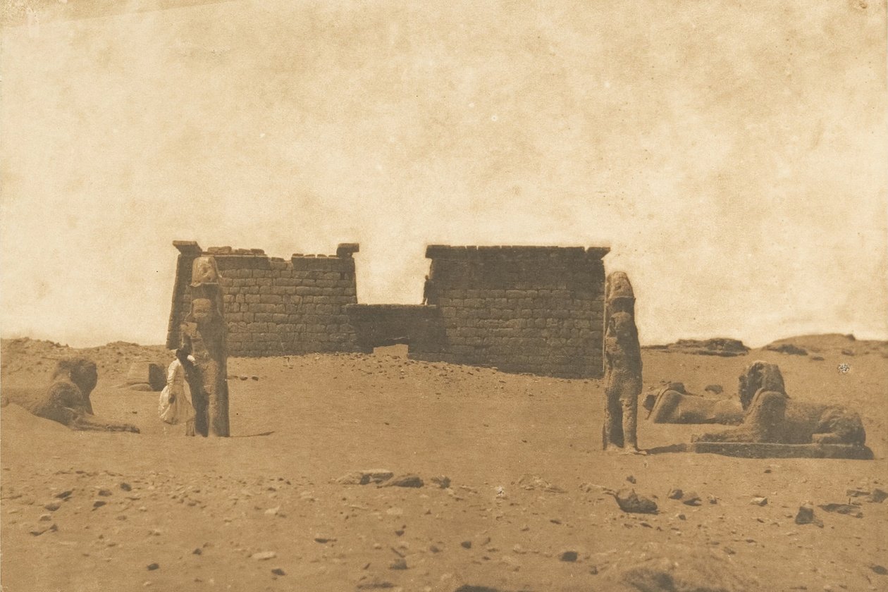 Dromos du Temple de Sébona, 3. dubna 1850. od Maxime Du Camp