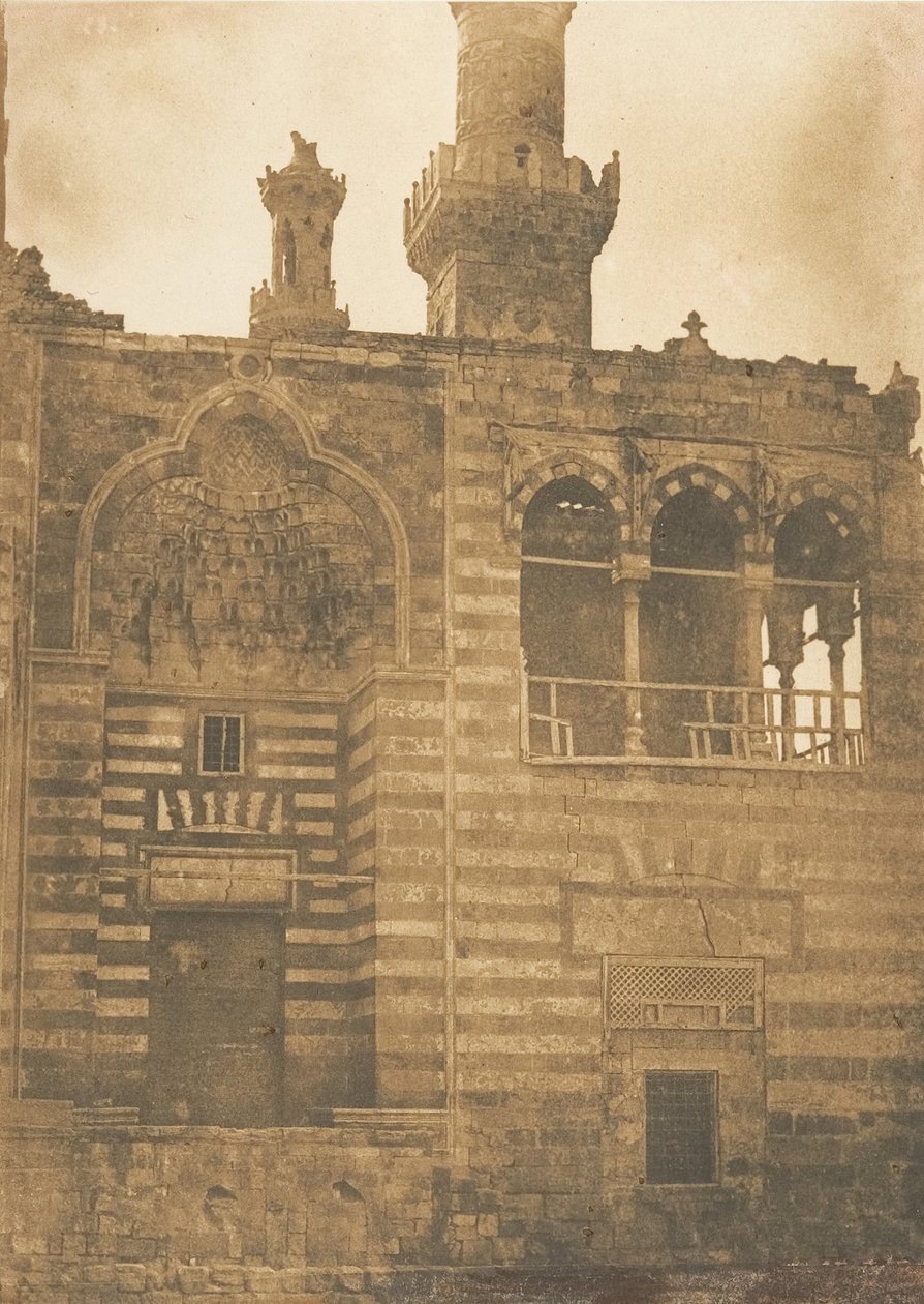 Vchod do hrobky sultána Bezkouka, Káhira, prosinec 1849-leden 1850. od Maxime Du Camp