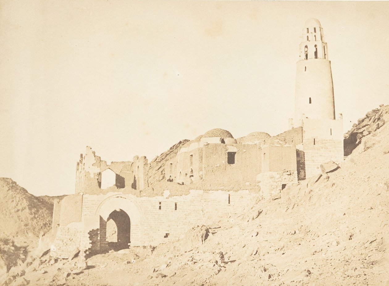 Mešita Belal, jižně od Philae Right Bank, 11. dubna 1850. od Maxime Du Camp