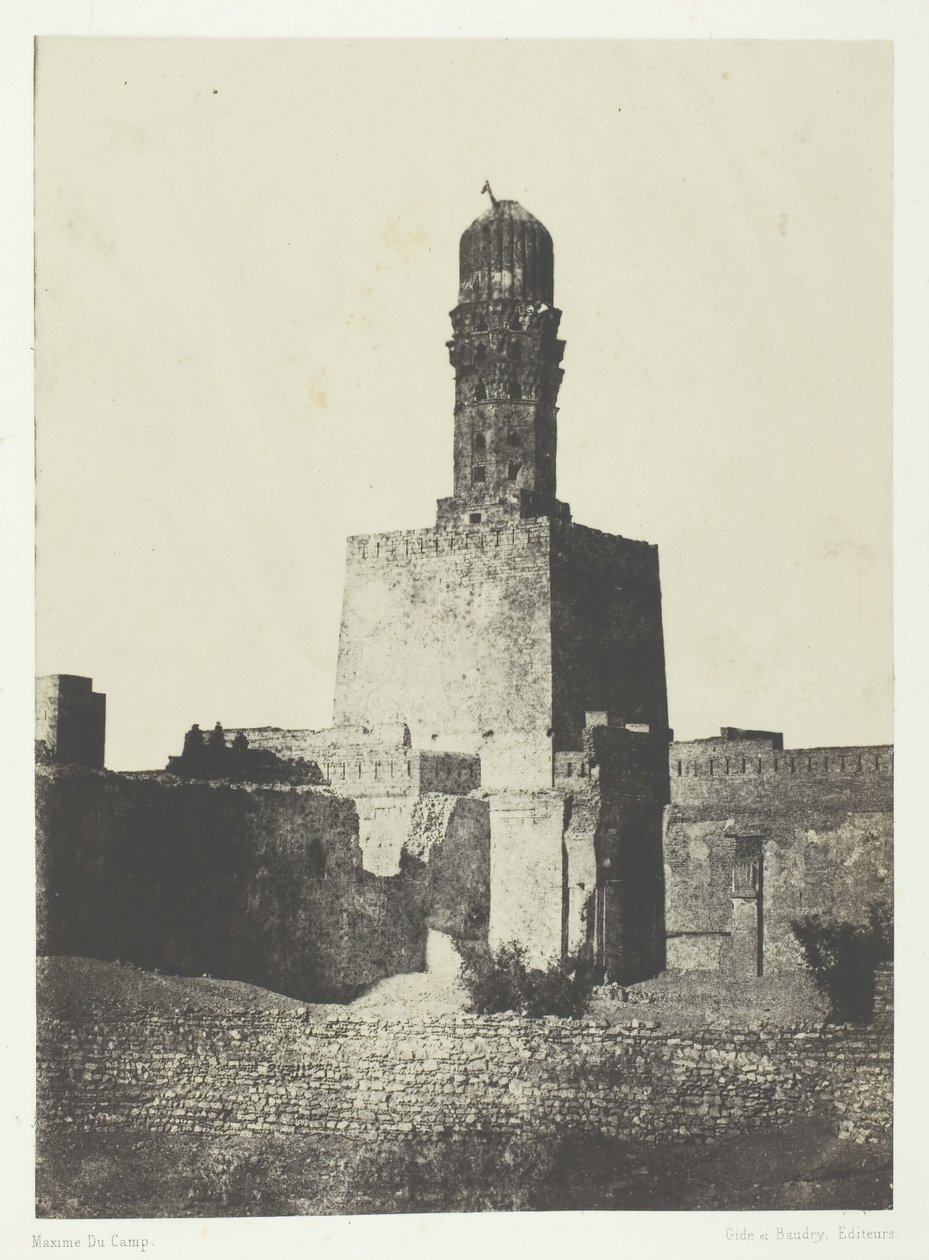 Mešita chalífy Haakem Biamrillah, Káhira, 184951, vytištěno 1852. od Maxime Du Camp