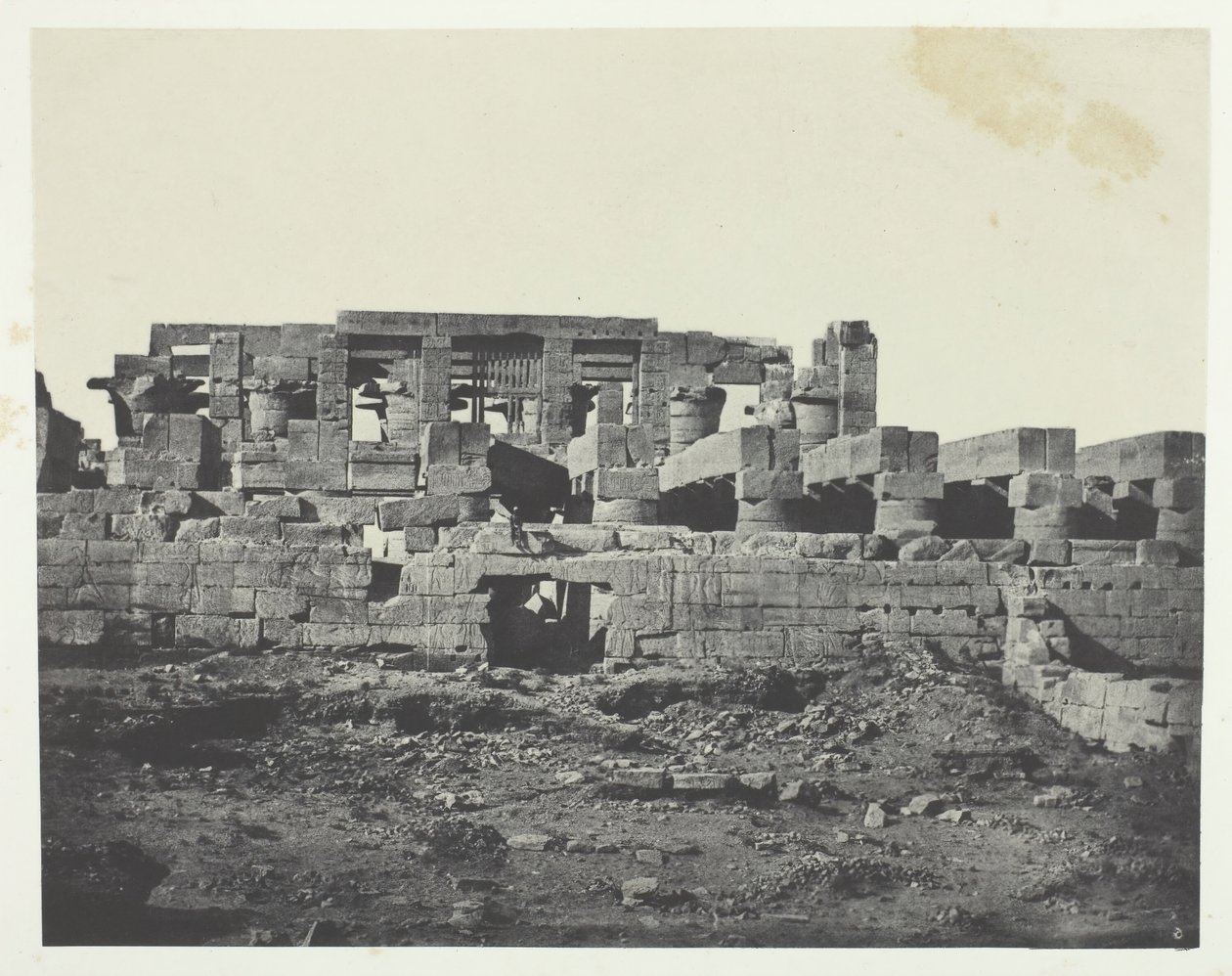 Palác Karnak, jižní vchod do Hypostyle Hall, Théby, 184951, vytištěno 1852. od Maxime Du Camp
