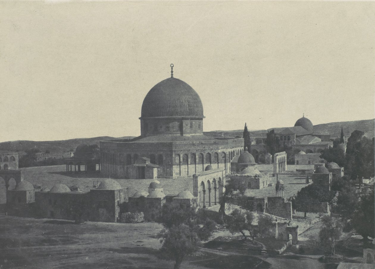 Palestina. Jeruzalém. Omarova mešita, 1850. od Maxime Du Camp