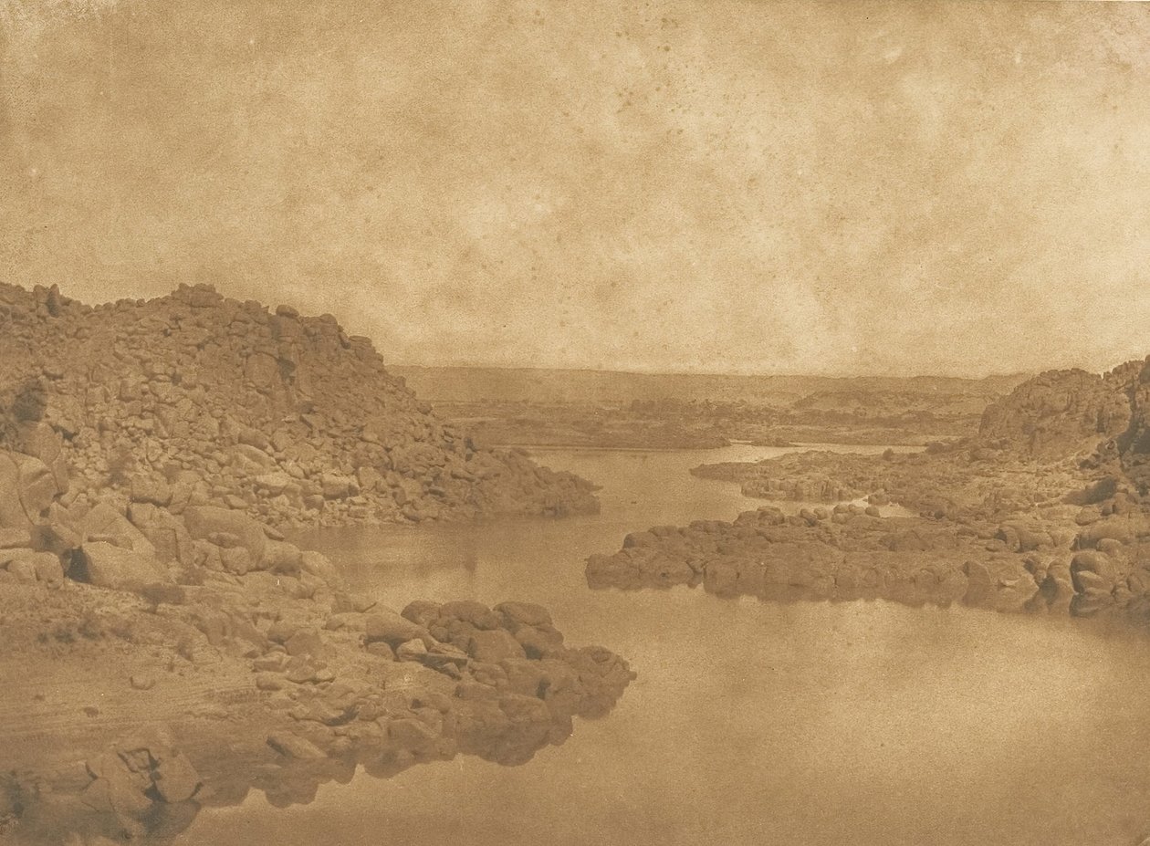 Výstup prvního kataraktu na jihovýchodní straně, 1849-50. od Maxime Du Camp