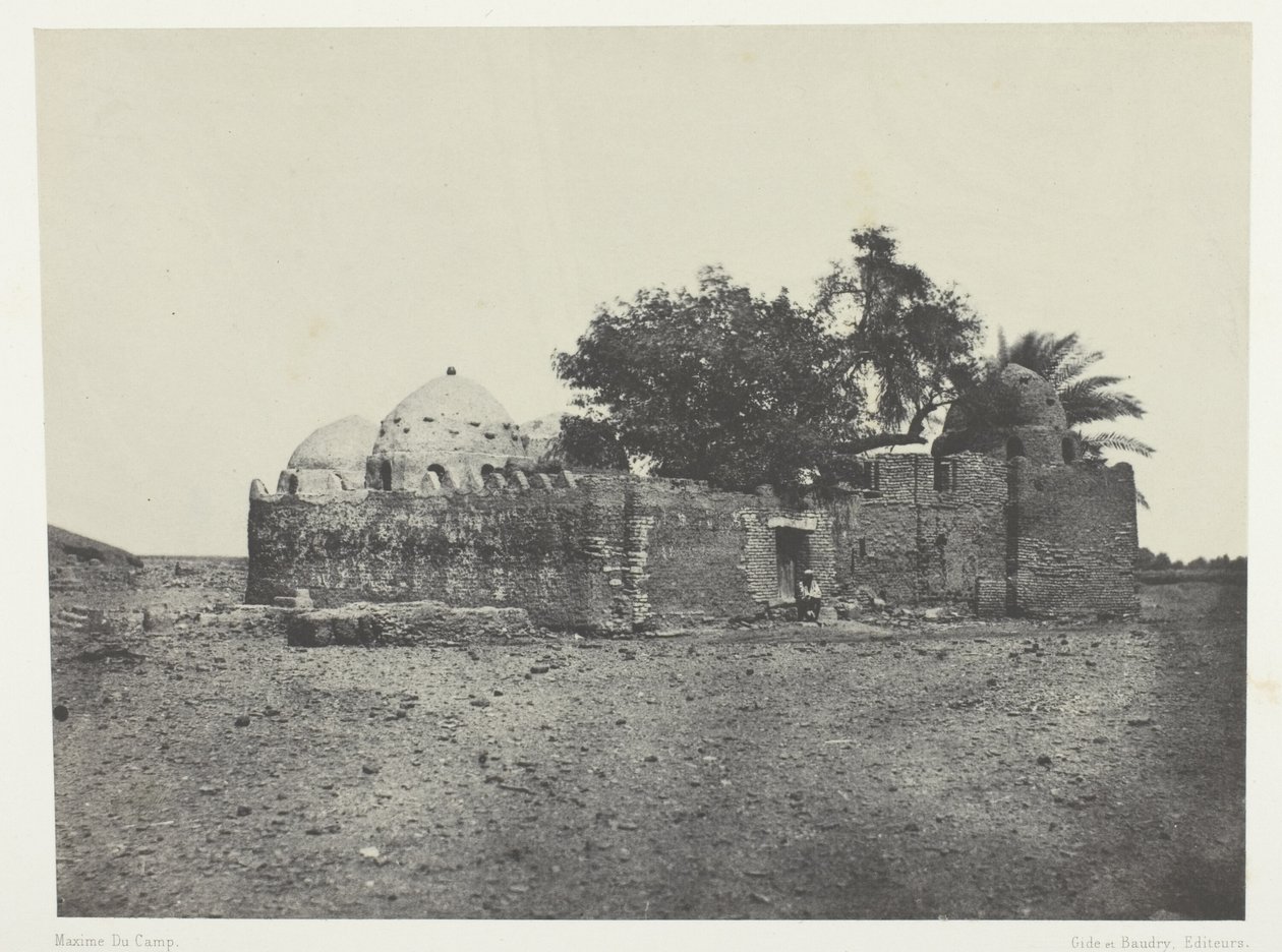 Hrobka Cidi-Abdellah-el-Marabout, Horní Egypt od Maxime Du Camp