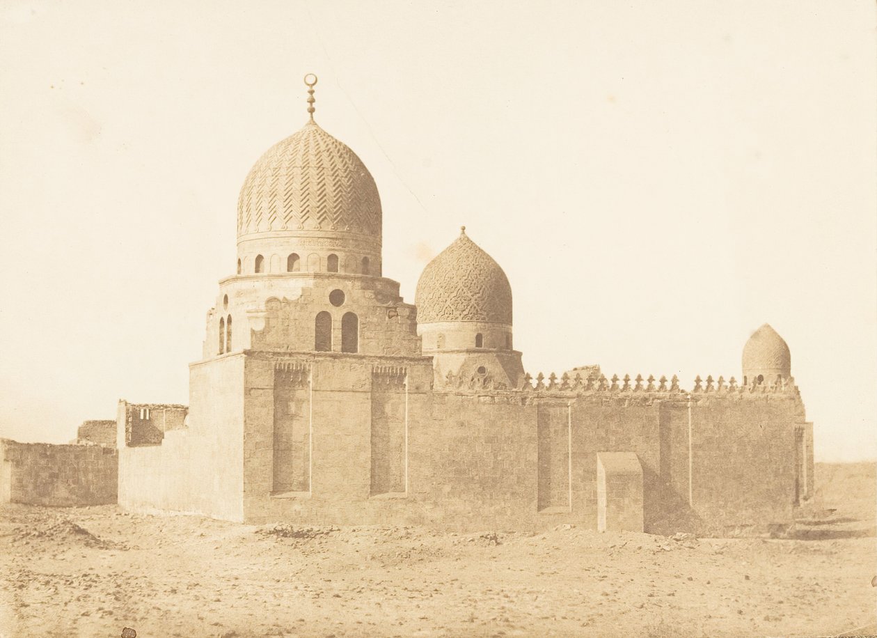 Hrob mamlúckých sultánů, Káhira, prosinec 1849-leden 1850. od Maxime Du Camp