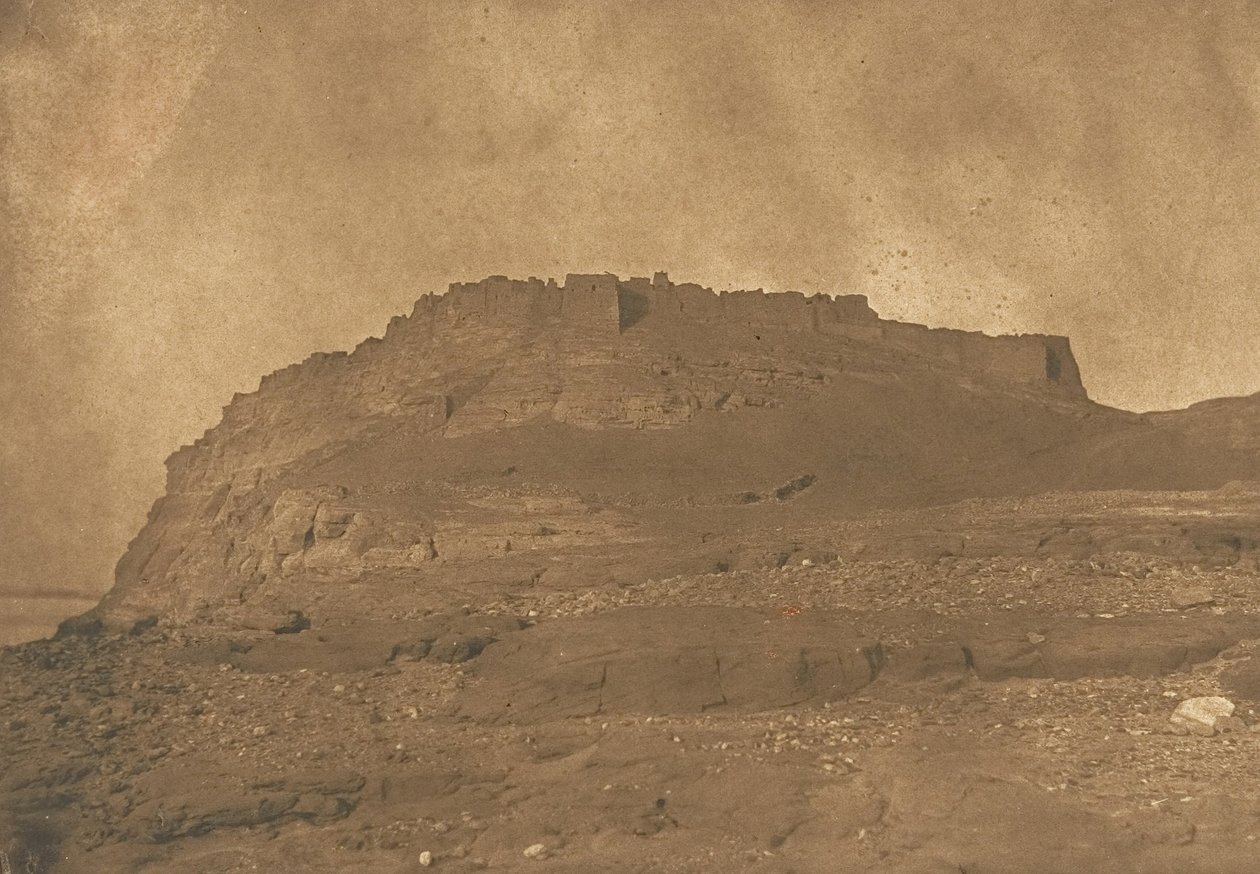 Pohled na pevnost Ibrym, 31. března 1850. od Maxime Du Camp