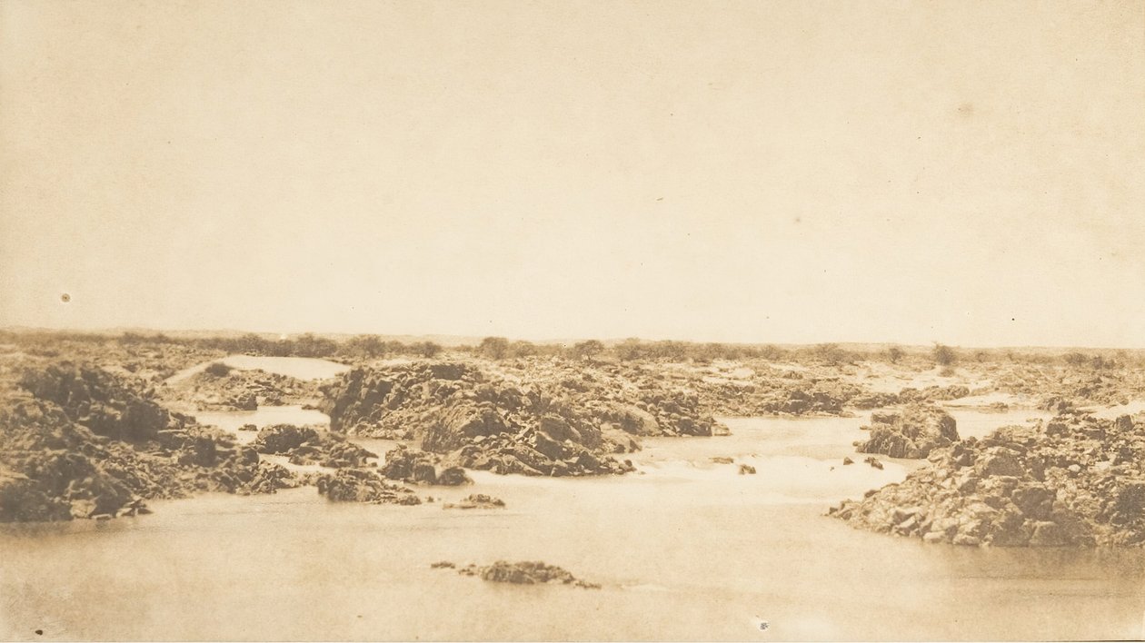 Pohled na peřeje druhého kataraktu, březen 1850. od Maxime Du Camp