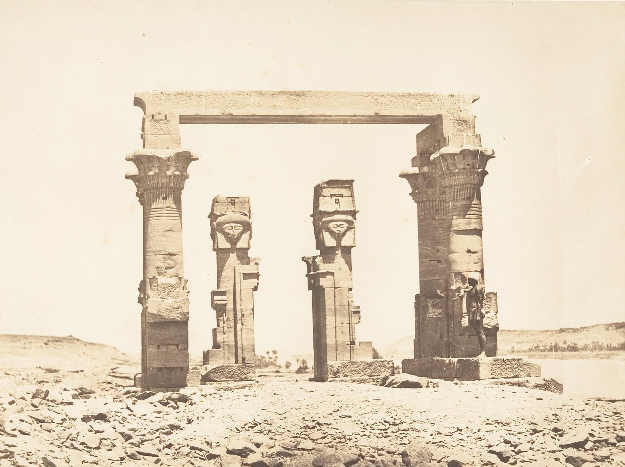 Pohled na chrám Kardassy, ​​9. dubna 1850. od Maxime Du Camp
